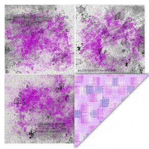 Scrap papir 30 x 30 cm