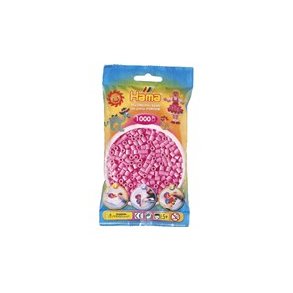 Hama perler 1000 stk pastel pink