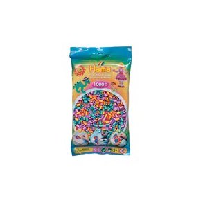 Hama perler 1000 stk  stribet mix