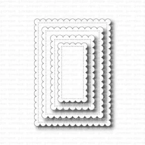 Scalloped Nesting Rectangels