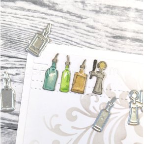 Flaskor & ltapp / Flasker og l tappehane