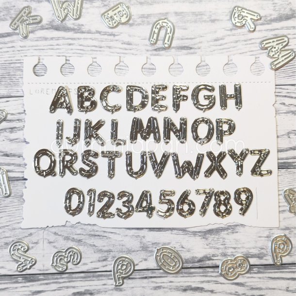 Ballon-bogstaver og tal