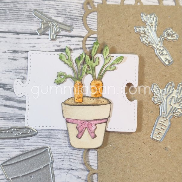 Gulerdder i en potte