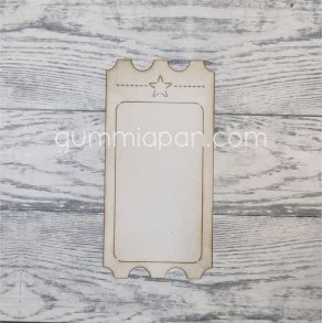 Stor billet med stjerne