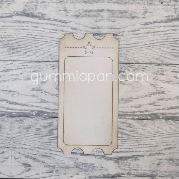 Stor billet med stjerne