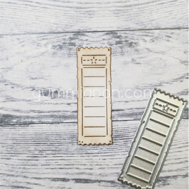 Slidt billet med stjerne