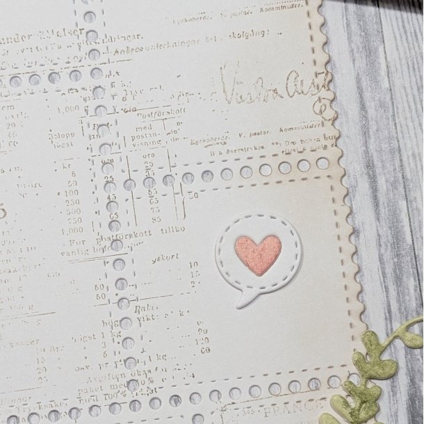 Lille hjerte taleboble