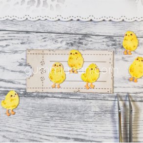 3 sm� fluffy kyllinger