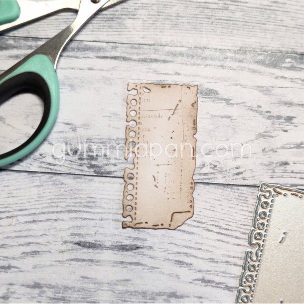 Papirstykke med ombukket hj�rne