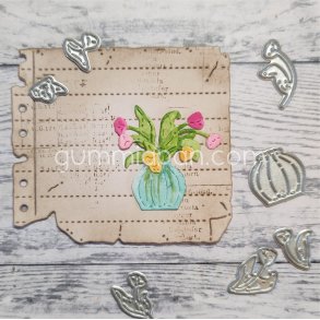 Sm� tulipaner i vase