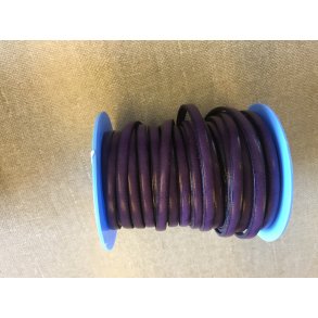 L�der 3 mm lilla 1 meter