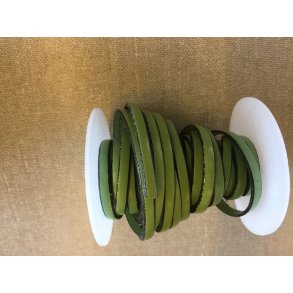 L�der flad 3 mm lime 1 meter