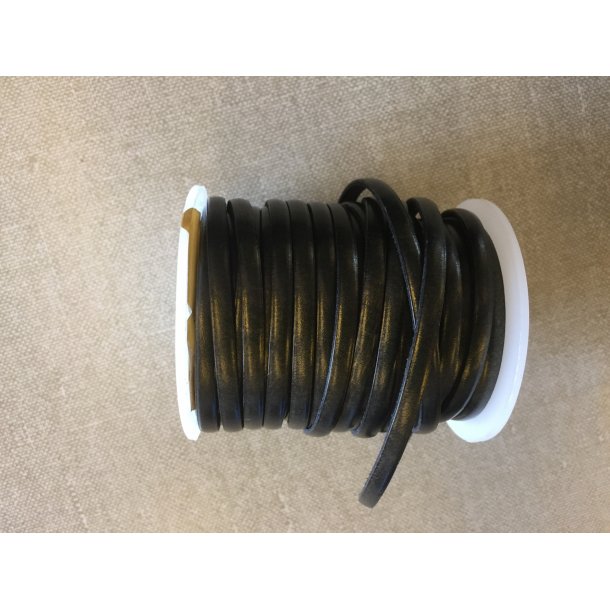 L�der 3 mm  m�rk bl� 1 meter