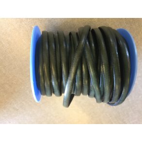 L�der 3 mm st�vet gr�n 1 meter