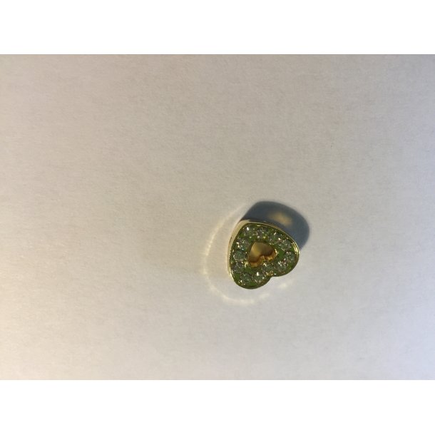 Metal perle til flad 3 mm lder forgyldt 1 stk