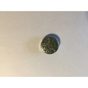 Metal perle til flad 3 mm lder forslvet 1 stk