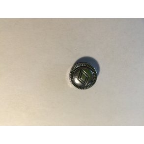 Metal perle til flad 3 mm lder forslvet 1 stk