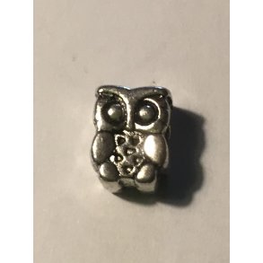 Metalperle forslvet 4 mm