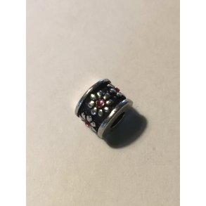 Metalperle forslvet 4 mm