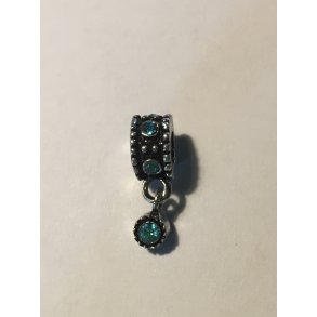 Metalperle forslvet 4 mm