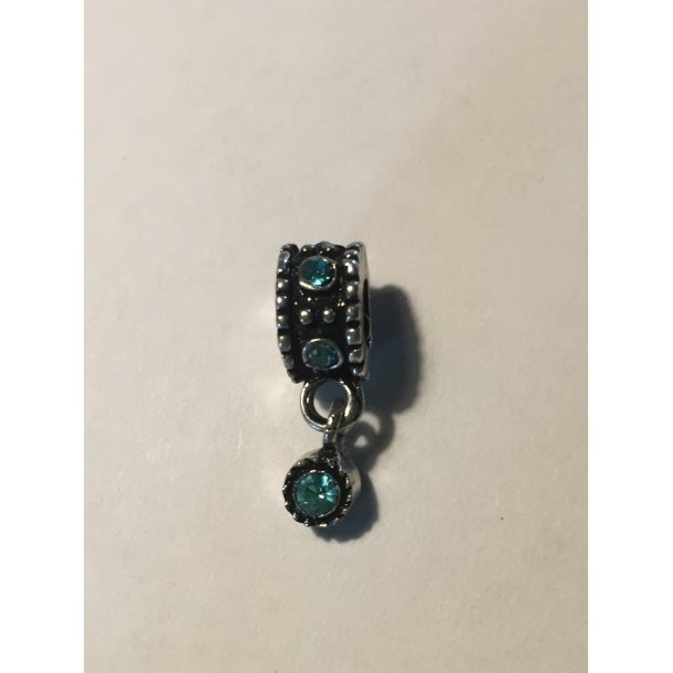 Metalperle forslvet 4 mm