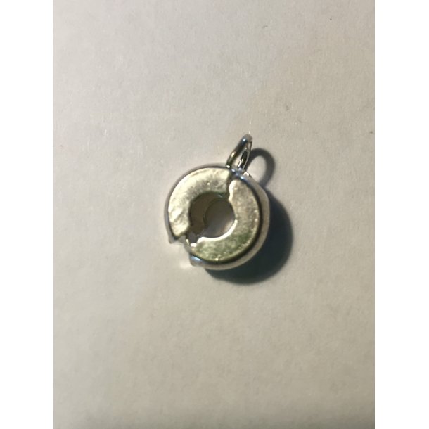 Metalperle forslvet 4 mm