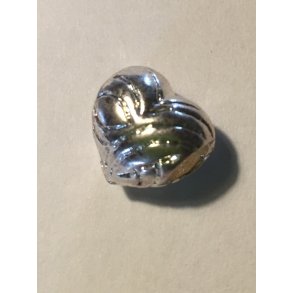 Metalperle forslvet 4 mm