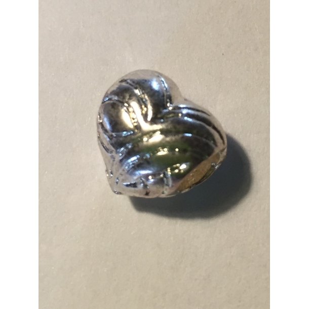 Metalperle forslvet 4 mm