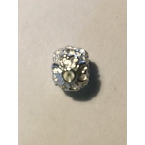 Metalperle forslvet 4 mm