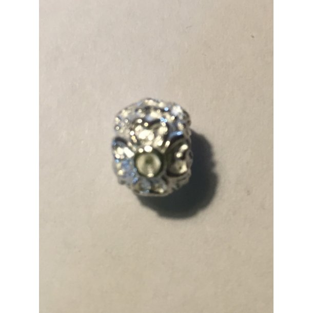 Metalperle forslvet 4 mm