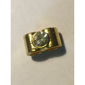 Metalperle forgyldt 4 mm