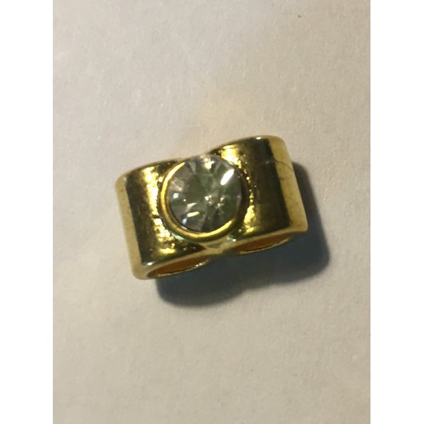 Metalperle forgyldt 4 mm