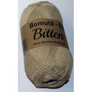 kologisk bomuldsgarn 50 gram Beige