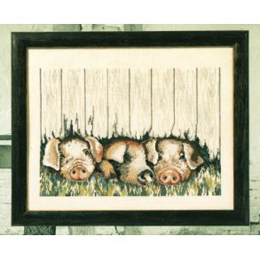 Broderist komplet grise