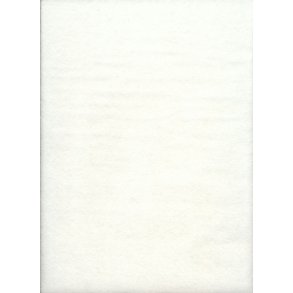 Filt 45 cm x 1 meter hvid