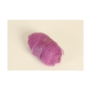 Kartet uld 50 gram lys lavendel
