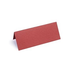 Bordkort metallic 10 x7 cm 10 stk rd
