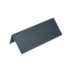 Bordkort metallic 10 x7 cm 10 stk sort