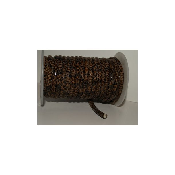 L�der reptil 4 mm brun 1 meter