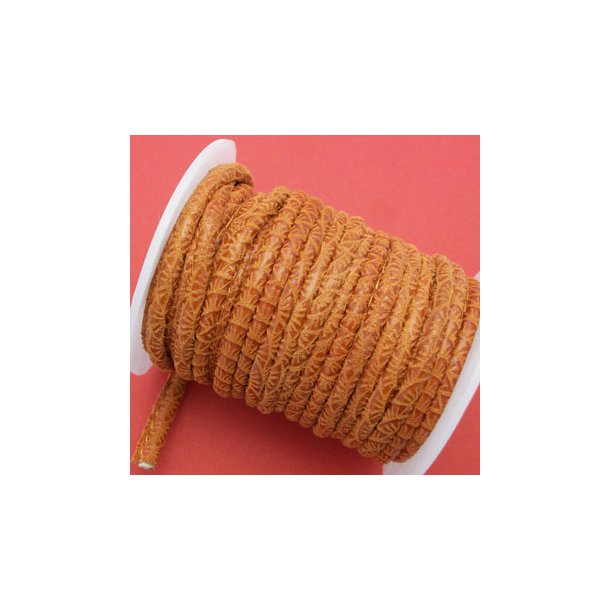 L�der reptil orange 1 meter