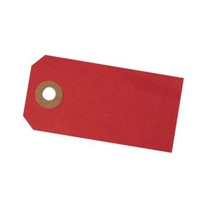 Manillamrker 40x80 mm 10 stk rd