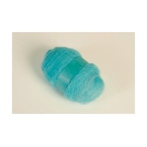 Kartet uld 50 gram turkis